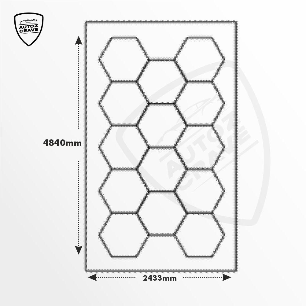 BEST HEXAGON MODULAR CEILING GARAGE LIGHT FOR CAR DETAILING